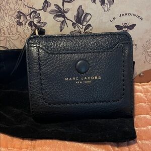 Marc Jacobs Midnight Black Leather Wallet